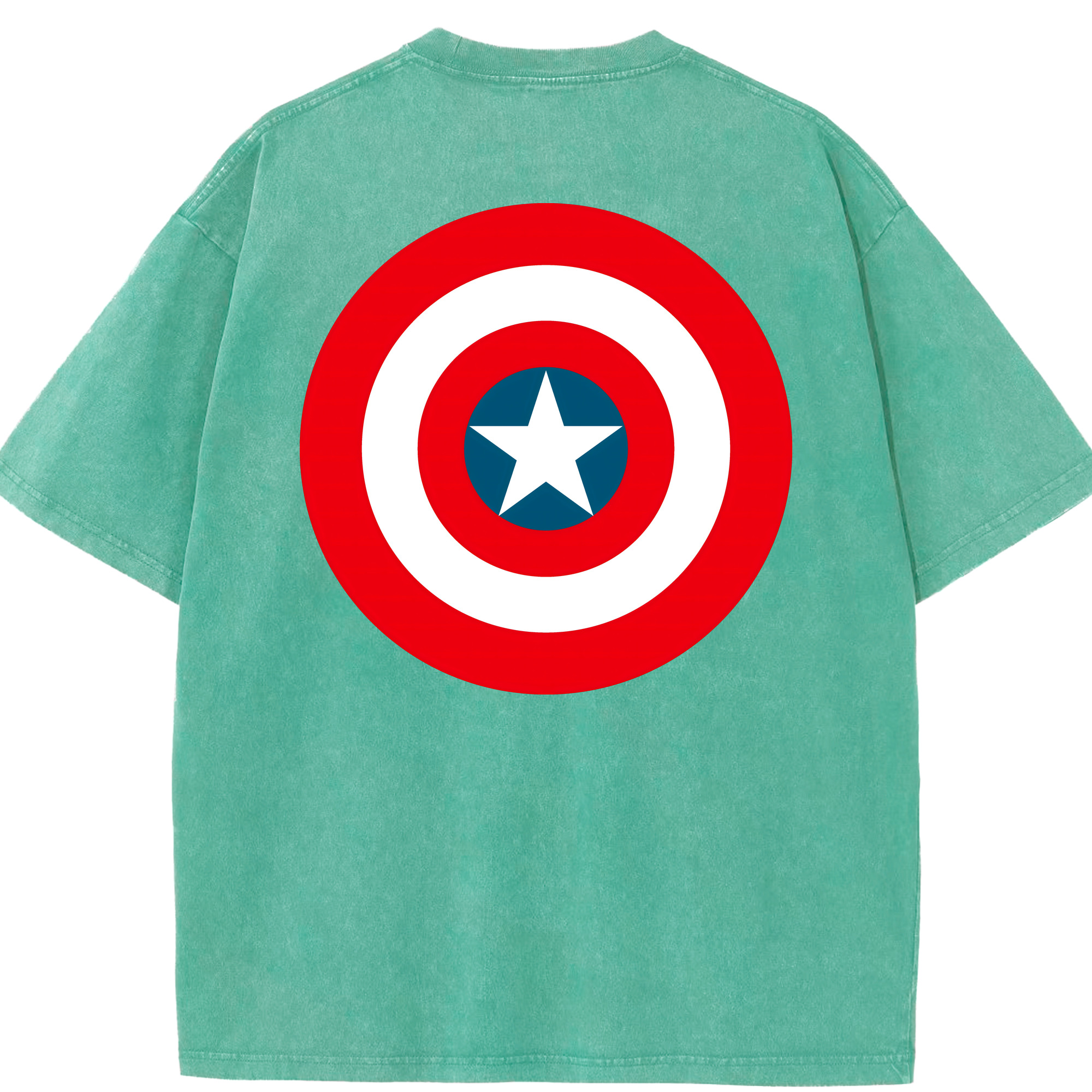 （画像用） アベンジャーズ The Avengers 綿100% ヴィンテージ風 半袖Tシャツ（背面プリント）